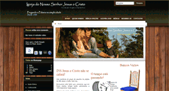 Desktop Screenshot of insjesusocristo.org.br