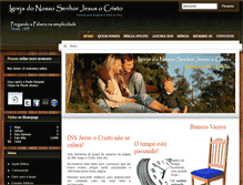 Tablet Screenshot of insjesusocristo.org.br